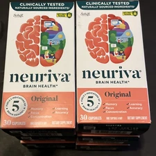 Neuriva Original Brain Supplement 6 Boxes 30 Capsules