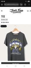 Officially Licensed Los Angeles Rams Junk Food T-Shirt Size XS Retail $48