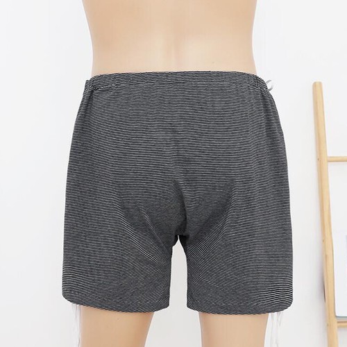 Men Boxer With Ties Sides Nursing Underpants Easy Open For Patients/Elderly Care - Picture 6 of 12