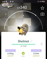 Shiny Shelmet Backgrounds Community Day - PTC 20k Stardust