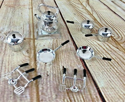 toy kitchen set brass