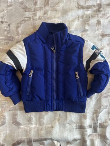 Boys Baby Diesel Jacket Puffer Size 18M Blue