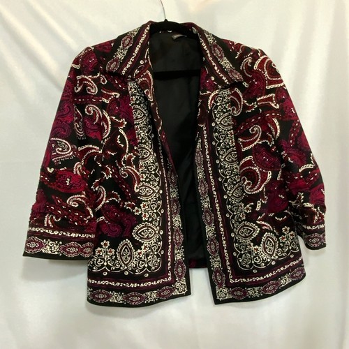 ANTRACITE BRAND CARPET BAGGER JACKET WOMENS SIZE 16