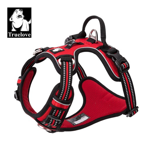 Dog Harness Truelove No-Pull Strong Adjustable Fuchsia Black Blue XS S M L XL - Picture 16 of 28