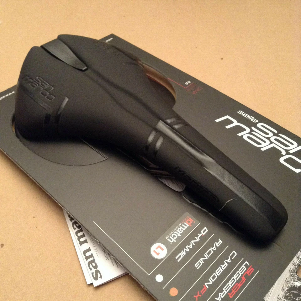  Sillín Selle San Marco Mantra Racing ajuste completo ancho negro nuevo Foto 2 de 4