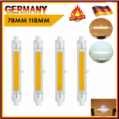 R7s LED 220V 10W 20W 78mm 118mm Glasröhre Glühbirne COB Ersetzen Halogenlampe
