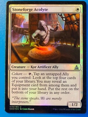 MTG 1x FOIL Stoneforge Acolyte Oath of the Gatewatch Magic the Gathering x1  LP