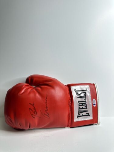 Bob Arum Signed Red LH Everlast Boxing Glove BAS C10572 - Afbeelding 1 van 3