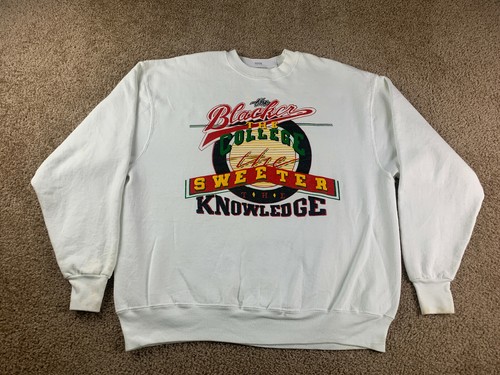 VINTAGE Sweater Adult Extra Large White 