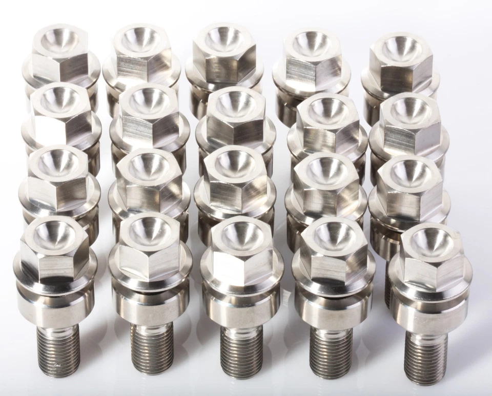 Porsche Cayman Titanium Lug Bolt Aerospace Grade 5 6AL4V Titanium 20 pieces - Image 3 of 4