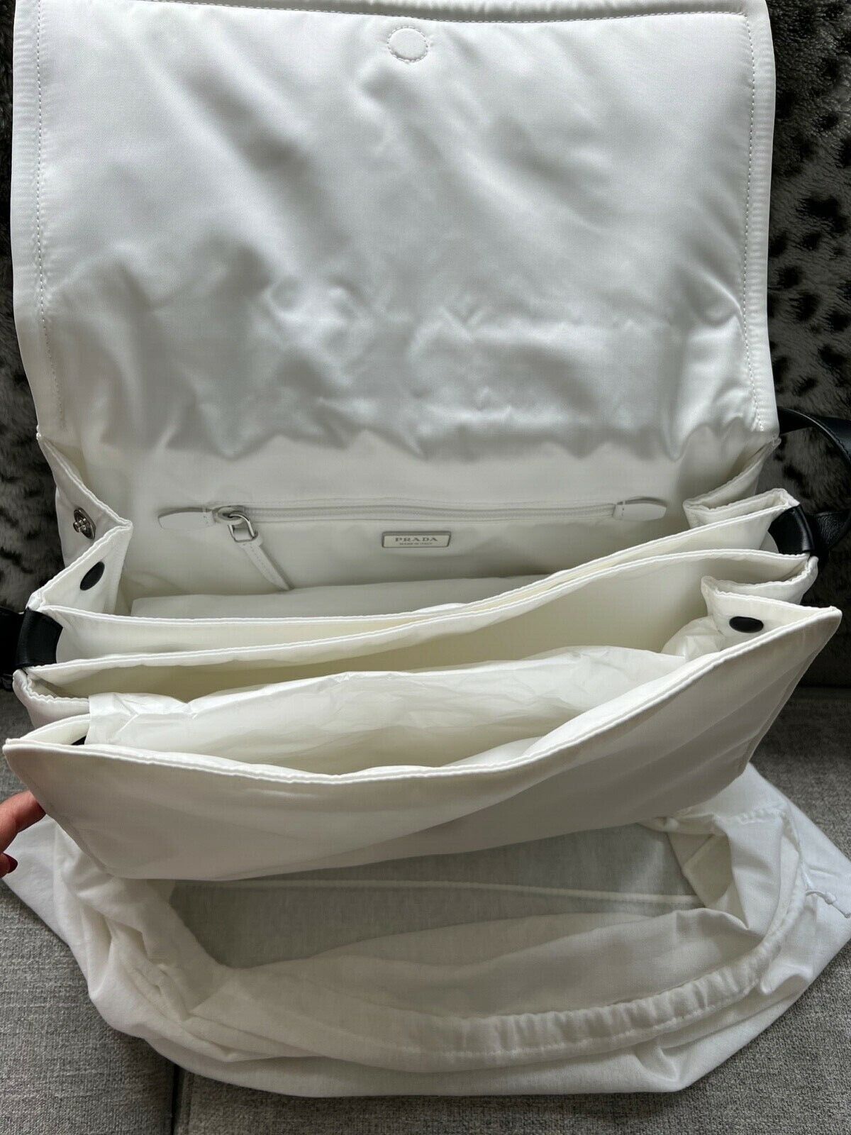 Prada Large Padded Re-Nylon Tote Bag