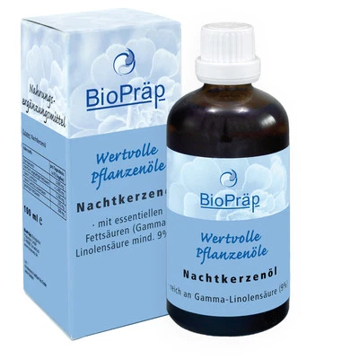 Reines Nachtkerzenöl, 100 ml (Hersteller: Biopräp)