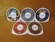 PSP UMD Superhero Movie Lot Batman Spider-Man Hellboy Fantastic 4 Van Helsing