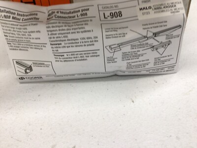 Cooper Lighting L908 Single Circuit Mini Joiner