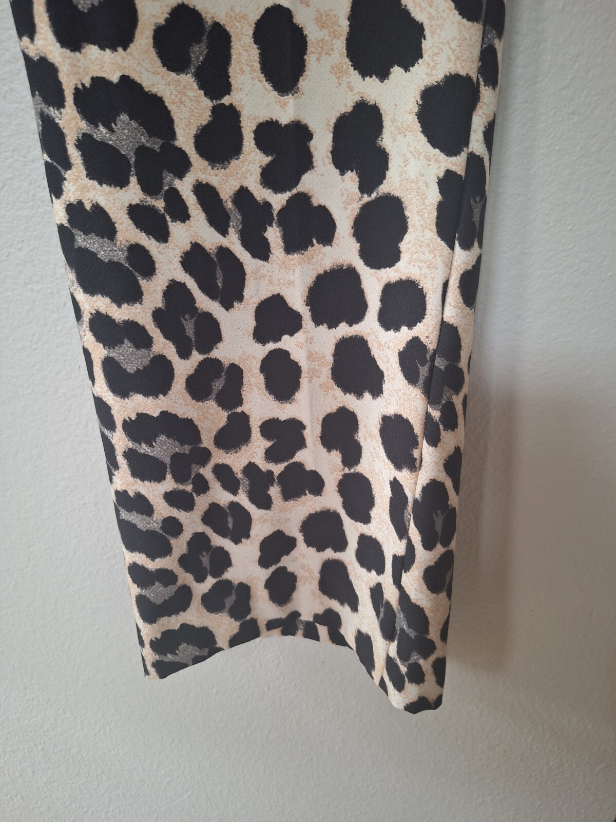 Zara Basic Mini Flare Leopard Pants. Stretchy. Wo… - image 4