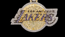 Lakers, NBA gold plated pendant