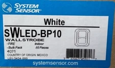 System Sensor SWLED-BP10 - Lot of 10, brand new!