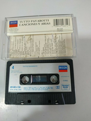 Pavarotti Tutto Pavarotti Cassette 2 - Decca 1989 - Cinta Cassette - Picture 2 of 3