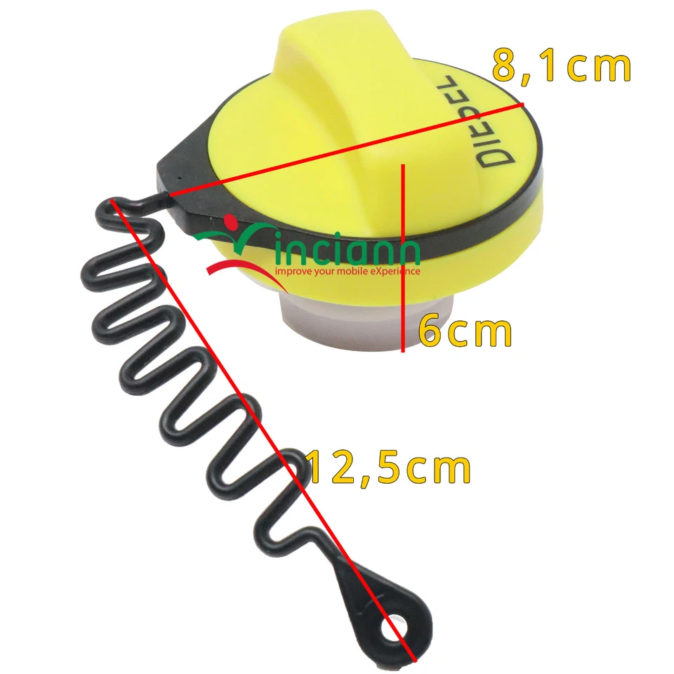 Tappo coperchio serbatoio carburante per Land Rover Freelander 2 06-14 AF9G - Immagine 2 di 4