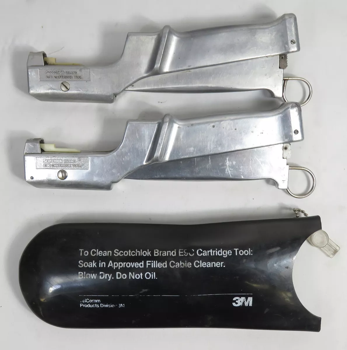 Lot of 2 Scotchlok 3M E 9C Cartridge Crimping Tools Telecom