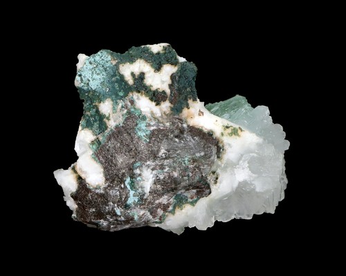Esemplare di minerali stilbite apofillite naturale Pune India #L 896 - Foto 8 di 8