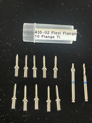 Essential Dental Systems Flexi Flange 435-02  10 Titanium Flange #02  10Pk