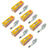 ZüNdkerze 6 X BKUR6ET-10 NGK FüR Audi 80 A4 A6 Seat Skoda Fabia VW Golf Passat
