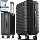 Travely Premium Handgepäck Koffer 55x40x20cm passend für Ryanair, Lufthansa usw.