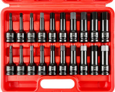 12 Drive Master Impact Hex Bit Set 20 Piece Hex Driver Socket Set Allen Bit