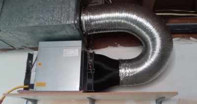 ANTMINER Goldshell CK miner Low restriction (Long radius exhaust adapter) (READ!!)