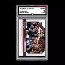 Graded 10 CAITLIN CLARK #171 RC Rookie Card 2024 Panini Instant Indiana Fever