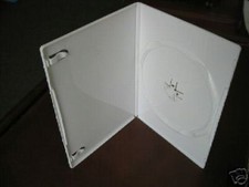 400 NEW TOP QUALITY SLIM 7MM SINGLE DVD CASES, WHITE ,PSD16
