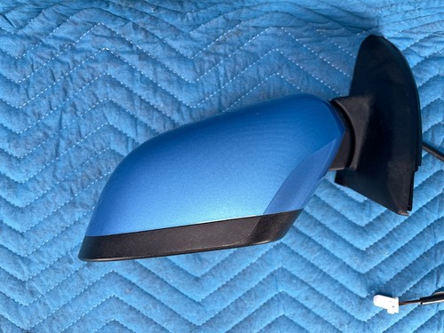 Nissan LEAF Driver Side View Mirror w/Cold Climate Spec Blue:RAT 2011 2012 OEM - Picture 3 of 10