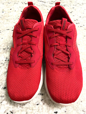 Skechers GO WALK Air 2.0 - Crosser Trainers RED Size 12 