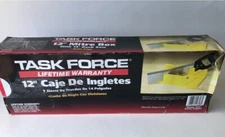 Task Force 12 " Mitre Box With 14" Back Saw Lifetime Warranty, USA