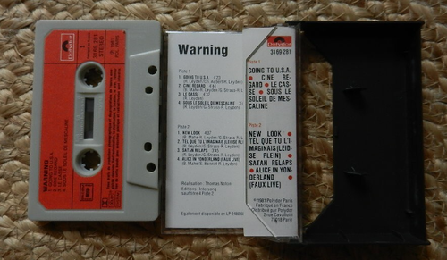1981 Warning FR Audio Cassette - Picture 3 of 3