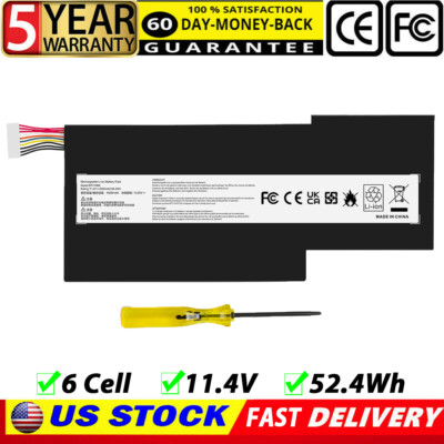  BTY-M6K Battery For MSI GF63 Thin 8RD 8RC 9SC GF75 Thin 3RD 8RC 8RD 9SC 52.4Wh