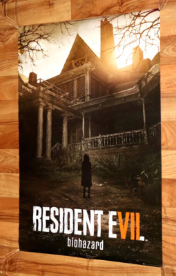 Resident Evil 7 Biohazard Rare Large Poster 91x61cm PS4 Xbox
