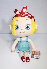 NEW Netflix Ada Twist Scientist Rosie Plush Stuffed Toy Doll Just Play 12" NWT