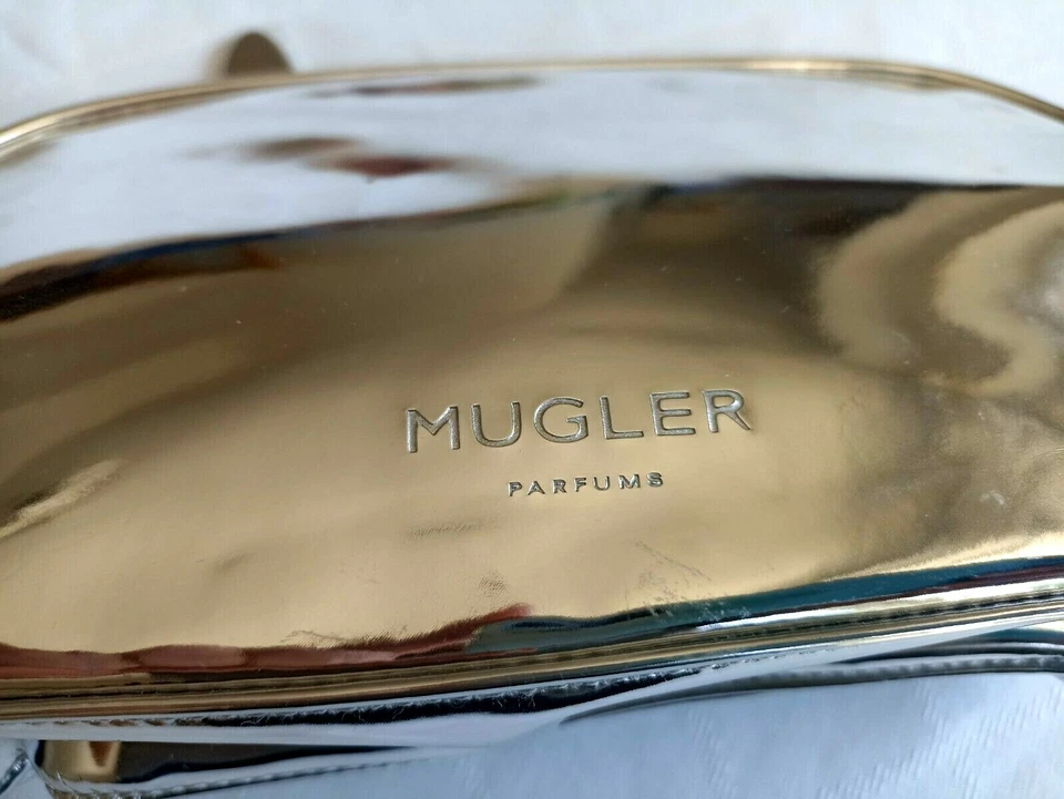  Bolso organizador de maquillaje cosmético de moda Mugler estuche de mano Foto 3 de 3