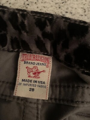 True Religion Animal Hose Gr. 28 Neuwertig