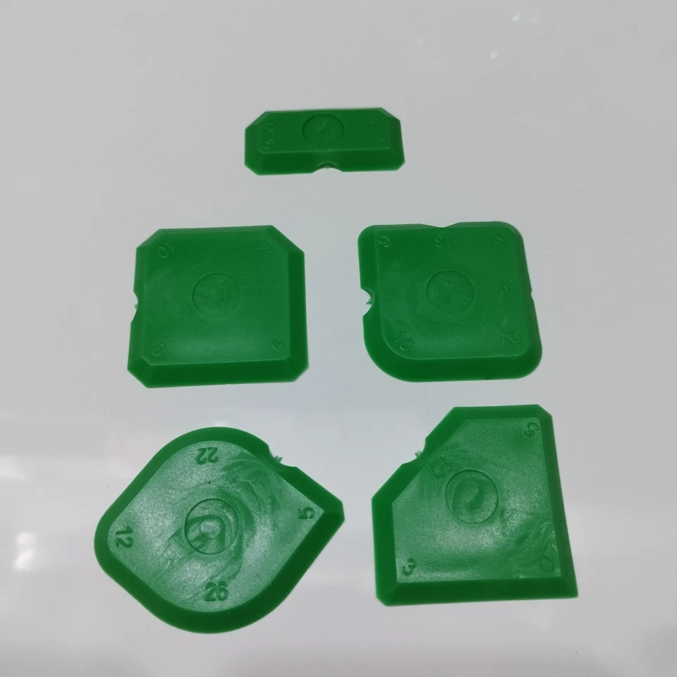 Fugenglätter Set Silikonspachtel Silikonglätter Silikon abzieher Abzieher 5-tlg - Bild 2 von 4