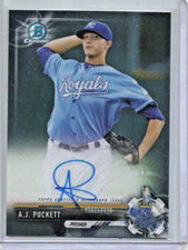 A.J. Puckett 2017 Bowman Chrome Autograph Rookie