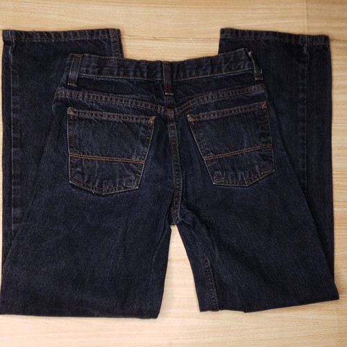 Arizona Boys Relaxed Fit Dark Wash Jeans 12 Slim - Picture 2 of 8