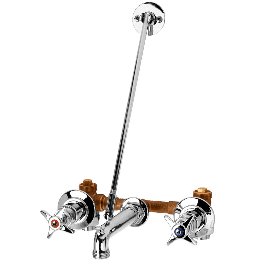 T & S Brass NEW B0697ST Wall Mount Service Sink Faucet eBay