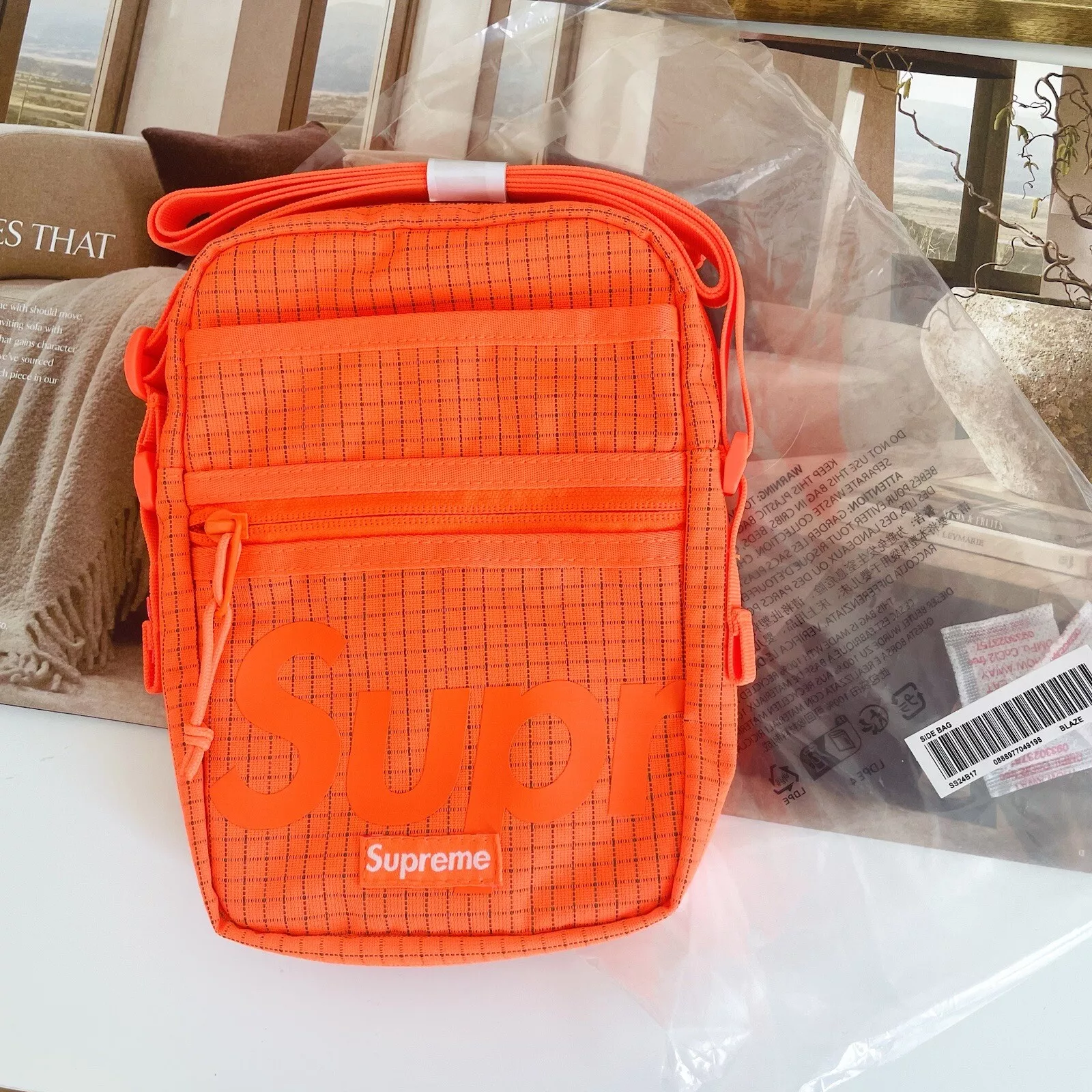 Sac bandoulière Supreme 2024 orange