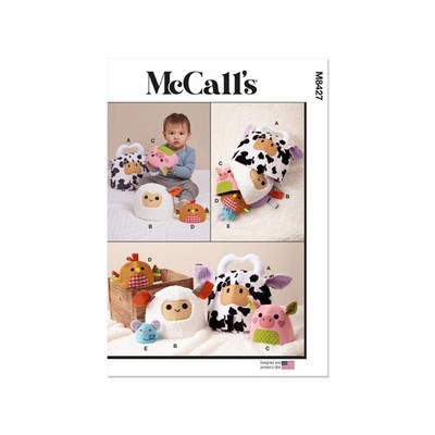 Schnittmuster McCall's , M8427 , Spieltiere aus Plüsch, OS