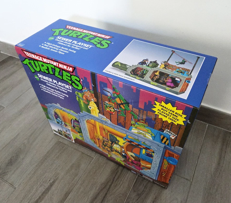 TMNT TEENAGE MUTANT NINJA TURTLES FOGNA SEWER PLAYSET PLAYMATES 2025 - Immagine 3 di 3