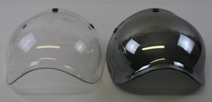 2 VINTAGE FULL FACE MOTORCYCLE SHIELD VISOR BUBBLE VISOR By BILTWELL