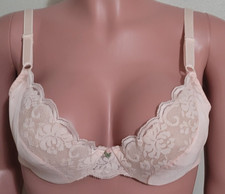 Chantilly Maidenform Pink Bra 7387 Size 34C Metric 75C Untagged